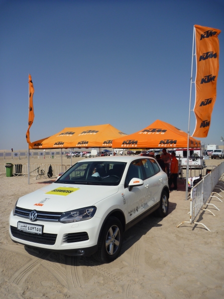 KTM-UAE RACING TEAM PIT AREA